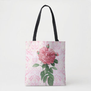 Bolsa de Mão Flor Rosa Vintage