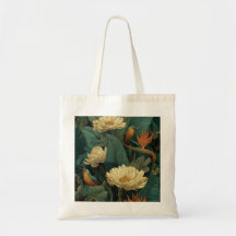 Bolsa de mão floral botânica Boho | Vintage