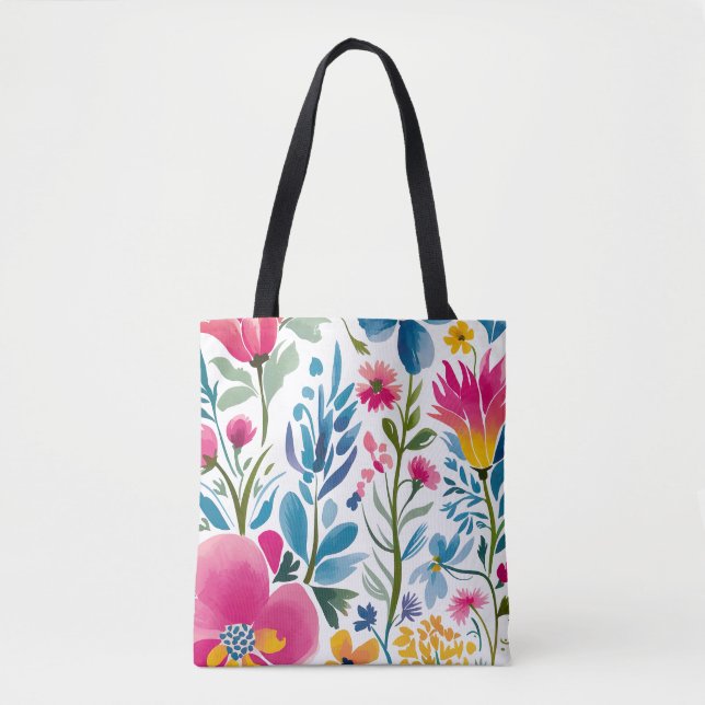 Bolsa de mão Floral Fantasy (Frente)