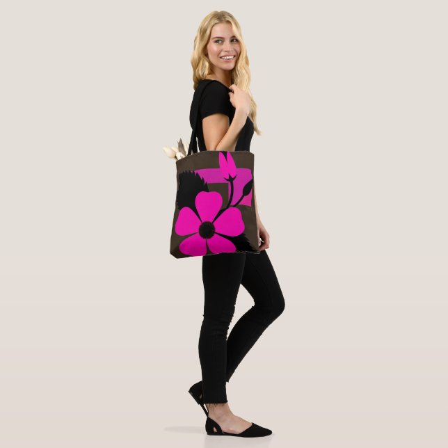 Bolsa de mão floral moderna / Bolsa elegante para  (No(a) Modelo)