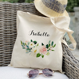 Bolsa de Mão Floral Personalizada para Damas de Ho