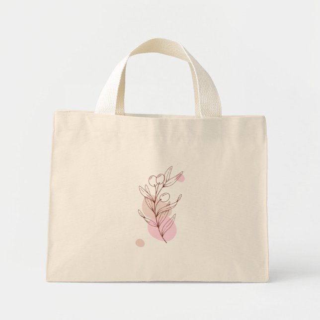 Bolsa de Mão Folhas Pastel (Frente)
