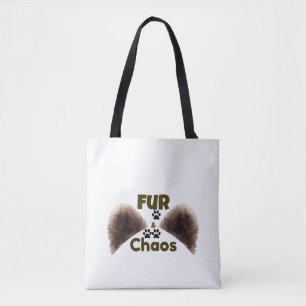 Bolsa de mão Fur & Chaos Amante de Animais de Esti