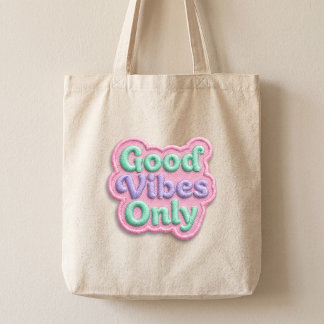 Bolsa de mão Good Vibes Only