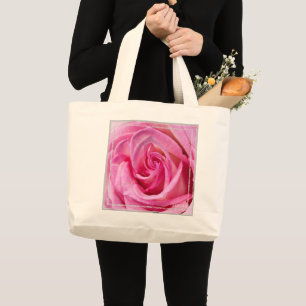 Bolsa de mão HAMbWG - Rosa - Flor de Rosa