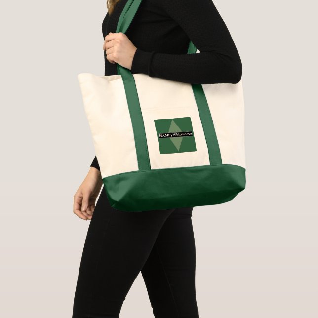 Bolsa de mão HAMbyWG - HAMbWG Argyle com Logo (Frente (produto))