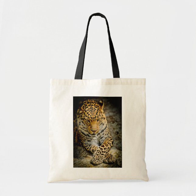 Bolsa de mão Leopardo Descansando (Frente)