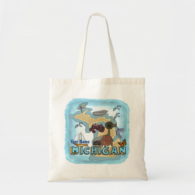 Bolsa de mão Michigan (Frente)