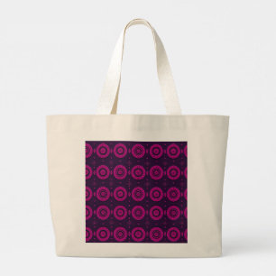 Bolsa de mão minimalista com padrão de círculo mag