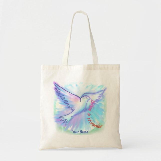 Bolsa de mão Miracles Dove Cristã (Frente)