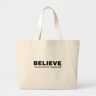 Bolsa de mão motivacional Acredite em Si Mesmo