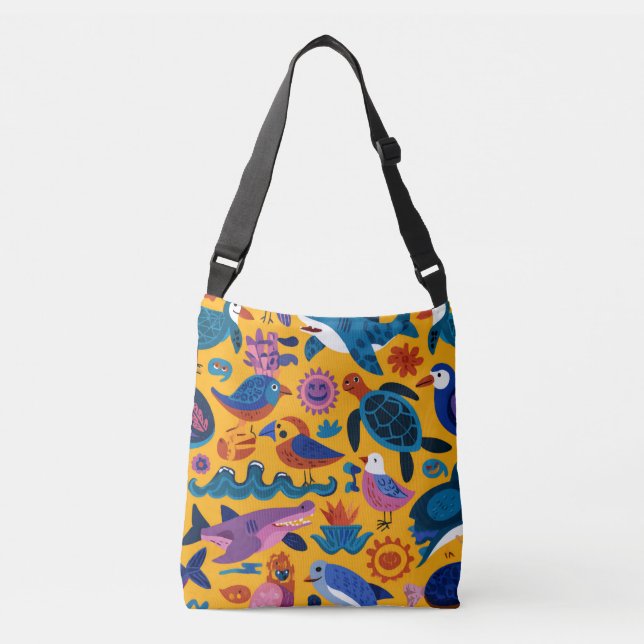 Bolsa de Mão Palm & Sand Presente (Frente)