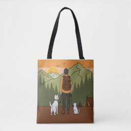 Bolsa de mão para caminhada Aventura na Montanha c