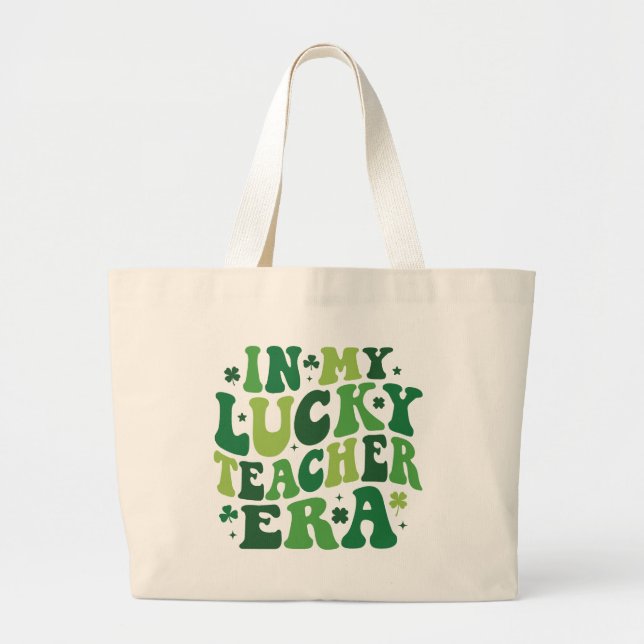 Bolsa de mão para professor no dia de São Patrício (Frente)