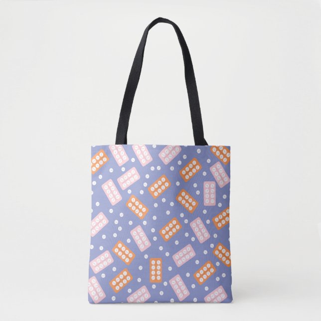 Bolsa de mão para técnico de farmácia fofa (Frente)