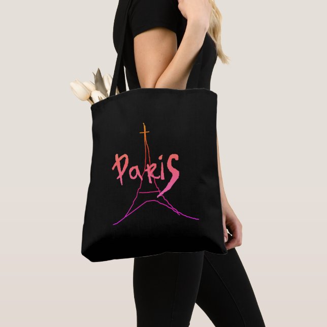 Bolsa de mão Paris Rosa / Roxa Estilosa (Close Up)