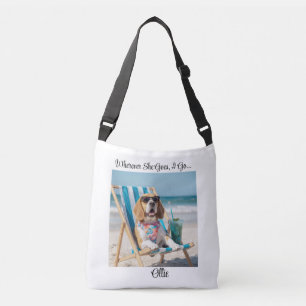 Bolsa de mão personalizada com Beagle Fofo