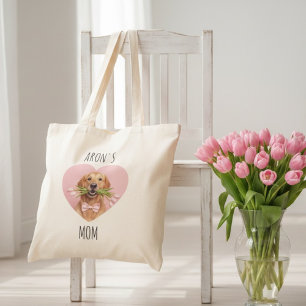 Bolsa de mão personalizada com foto de cachorro pa