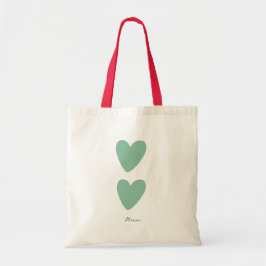 Bolsa de mão personalizada cor verde espuma do mar