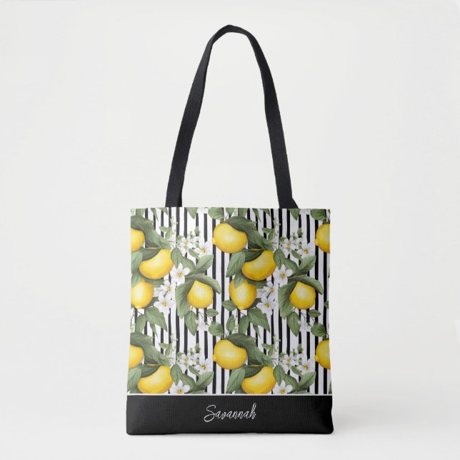 Bolsa de mão personalizada de limão (Frente)