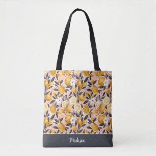 Bolsa de mão personalizada de limão