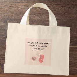 Bolsa de mão personalizada “Fio é autocuidado” eng