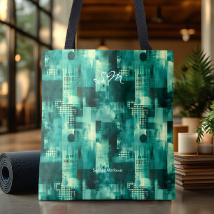 Bolsa de Mão Personalizada Monocromática em Verde 