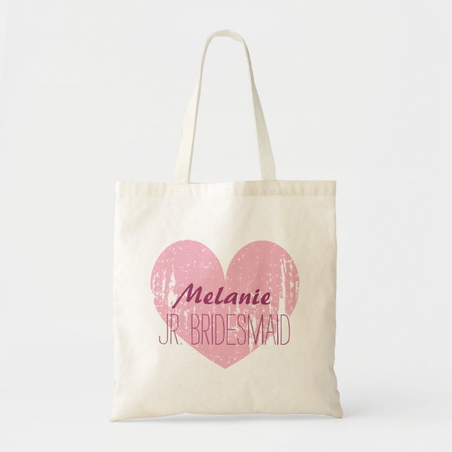 Bolsa de mão personalizada para daminha de honra j (Frente)