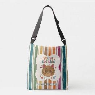 Bolsa de mão personalizada para gato Livros esco