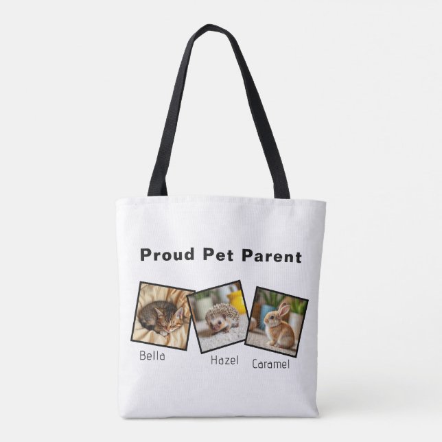 Bolsa de Mão Personalizada para Pais Orgulhosos de (Verso)