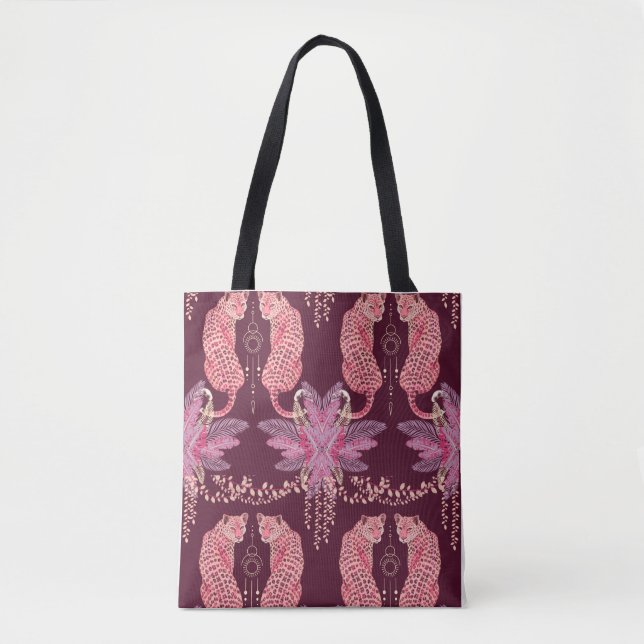 Bolsa de Mão Pink Leopards (Frente)