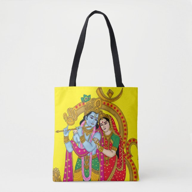 Bolsa de mão Radha Krishna (Frente)