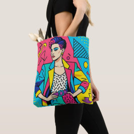 Bolsa de mão retrô "Eu amo os anos 80"