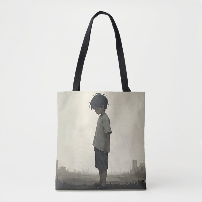 Bolsa de mão simples para o dia a dia – Reutilizáv (Frente)