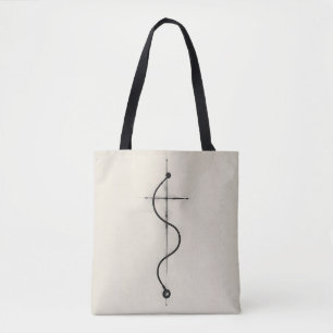 Bolsa de mão simples para o dia a dia – reutilizáv