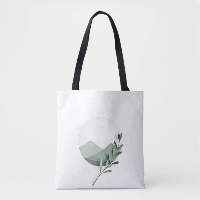 Bolsa de mão simples para o dia a dia – reutilizáv (Frente)