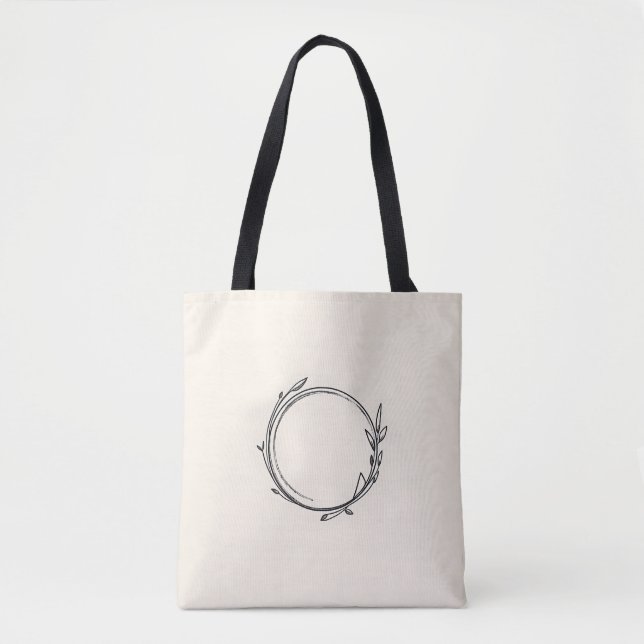 Bolsa de mão simples para o dia a dia – Reutilizáv (Frente)