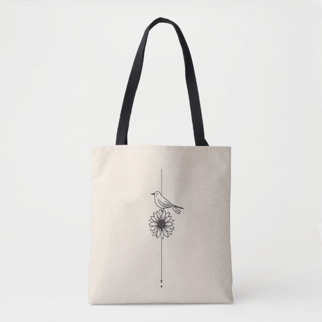 Bolsa de mão simples para o dia a dia – Reutilizáv (Frente)