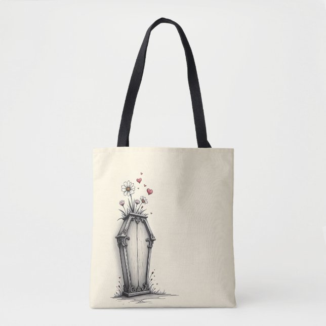 Bolsa de mão simples para o dia a dia – reutilizáv (Frente)