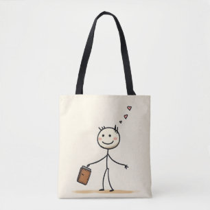 Bolsa de mão simples para o dia a dia – Reutilizáv