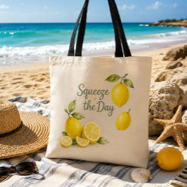 Bolsa de mão Squeeze the Day de limão