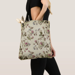 Bolsa de mão Vintage English Rose