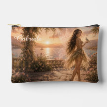 Bolsa de Maquiagem Liravelle Jardim de Fadas Encan