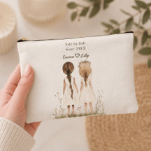Bolsa de Maquiagem Melhores Amigas Desde Nome Pers