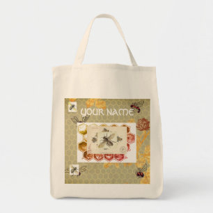 Bolsa de mercearia PERSONALIZADA COM ABELHAS