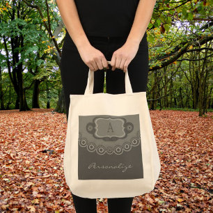 Bolsa de Monograma de Sage Ringlets Profundo