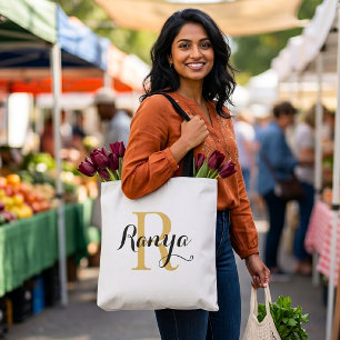 Bolsa de Monograma Elegante e Tendência Tote Per