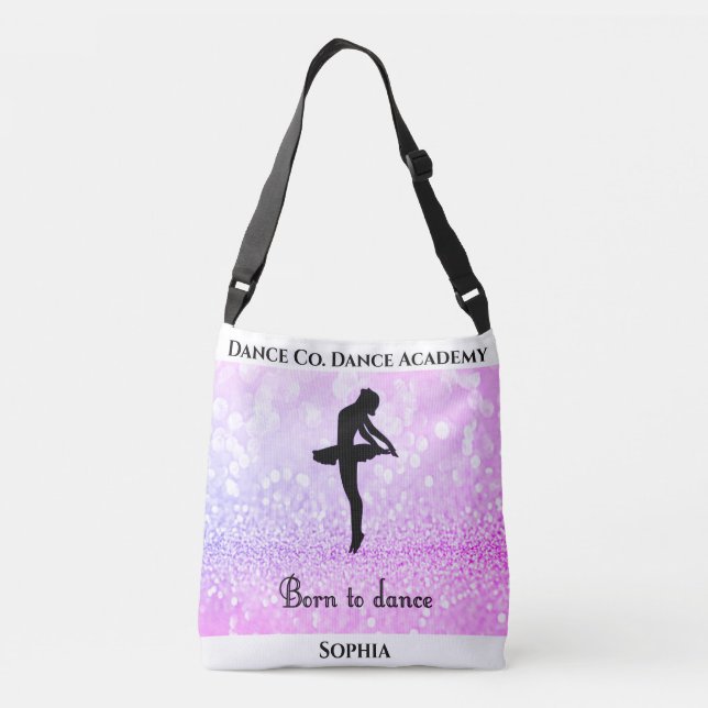bolsa de "Nascer para dança" com o nome do Studio  (Verso)