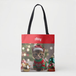 Bolsa de Natal Personalizado para Gato Abissino Ba