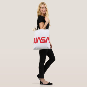 Bolsa de Ombro Circa da NASA Icônica (Rocket White